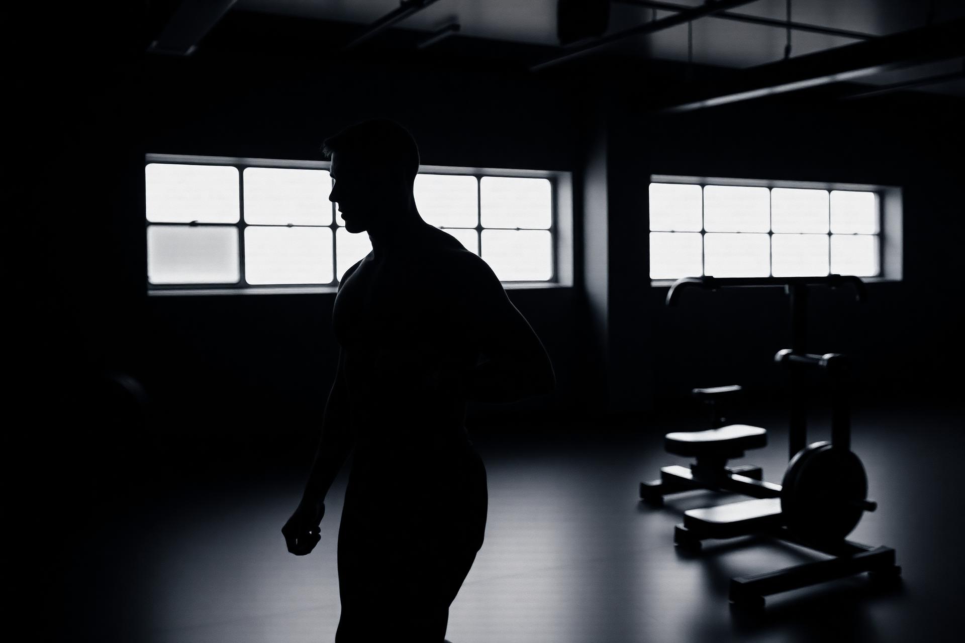 Athlete training in a boutique gym
